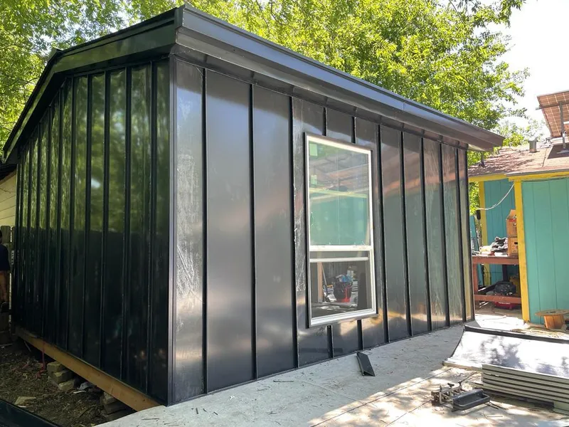 Black standing seam metal wall panels for Roof Inspection in Catalina Foothills